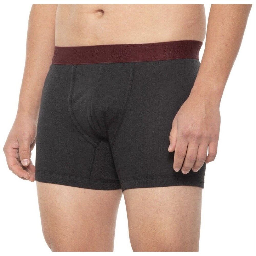 3 Pack LUCKY BRAND Men COTTON Boxer Briefs Stretch multicolor Size Small NEW - Picture 2 of 10